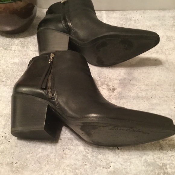 Sam Edelman Walden Black Ankle Bootie Size 10M - Picture 7 of 8
